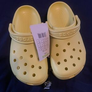 Brand new banana crocs #crocs